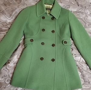 Andrew Marc - Green Wool Peacoat